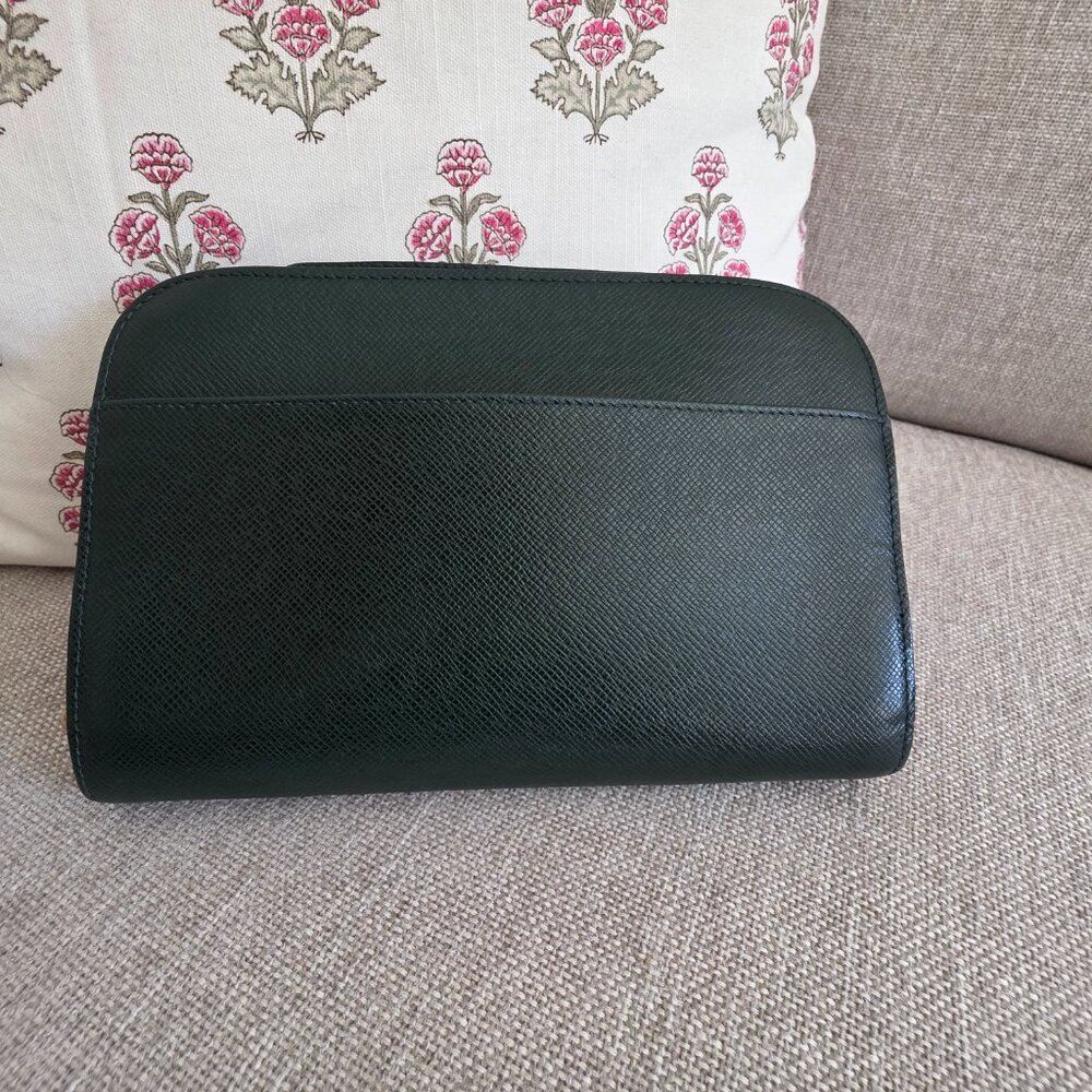 Auth Louis Vuitton Taiga Baikal Clutch Bag Pouch Epicea - Picture 2 of 9